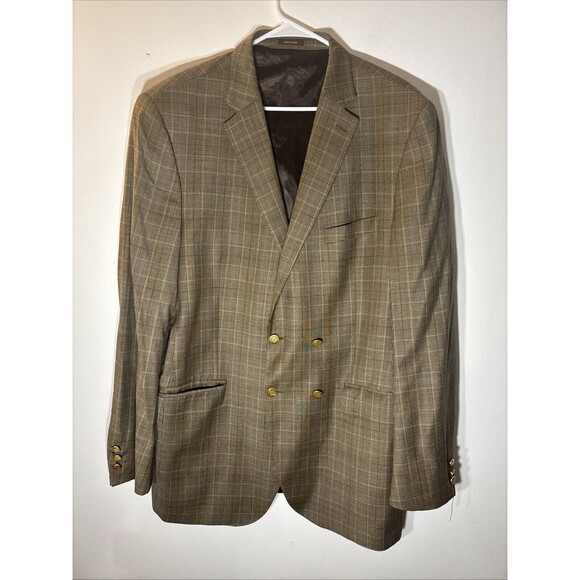 Peter Millar Mens Blazer Sport Coat Two Button Casual Jacket 46 XTWool Suits